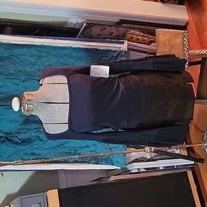 NWT FREE PEOPLE Black Wide Sleeve Top S